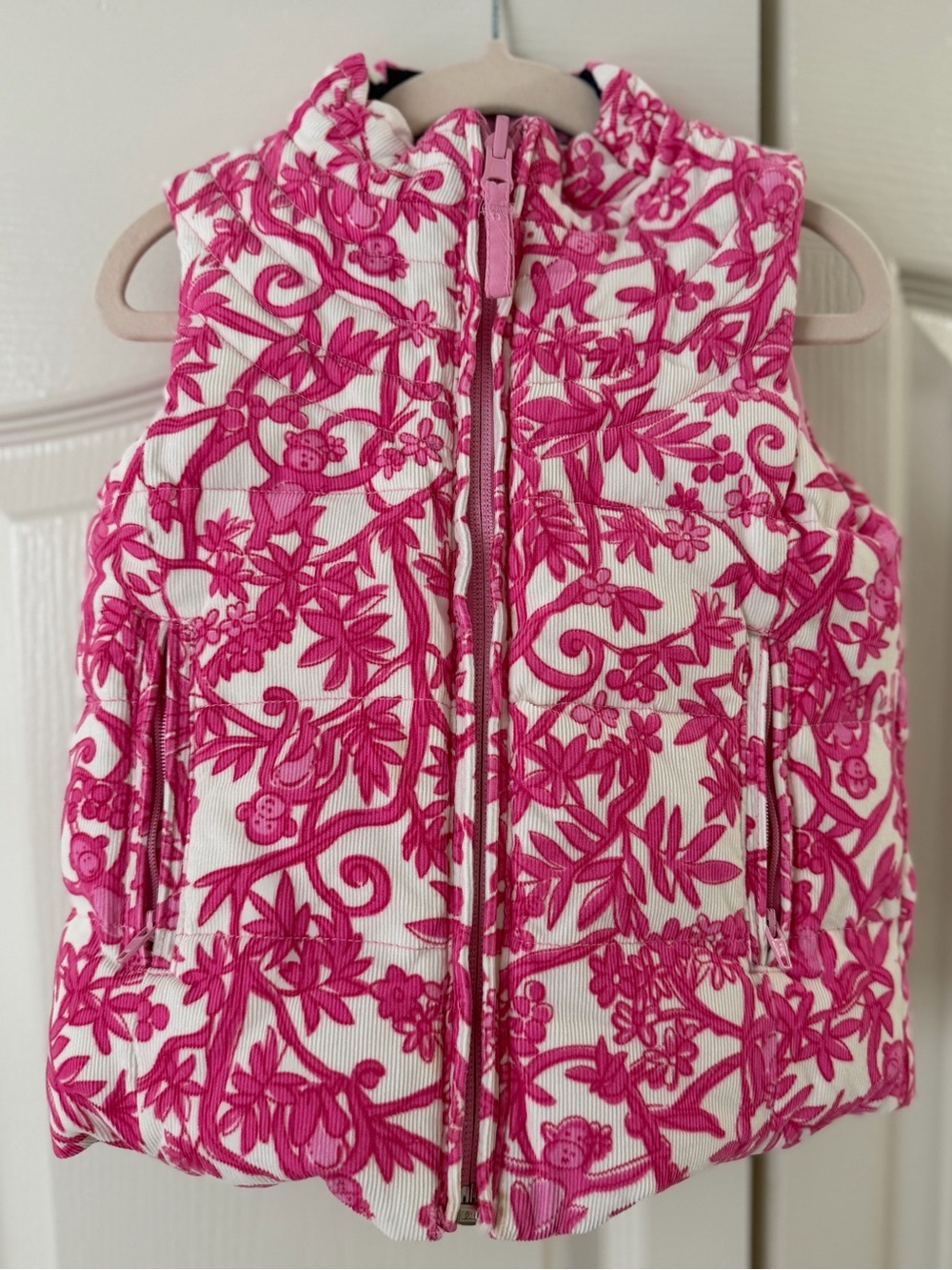 Lilly Pulitzer reversible kids vest size 4